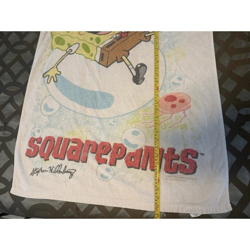 Spongebob Vintage Beach Towel Franco 2002 Patrick Squarepants Nickelodeon